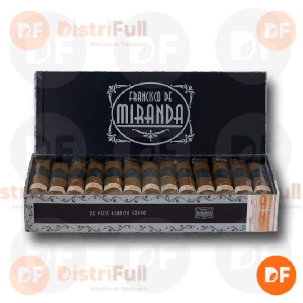 CIGARROS FRANCISCO DE MIRANDA PETIT ROBUSTO GORDO x 25