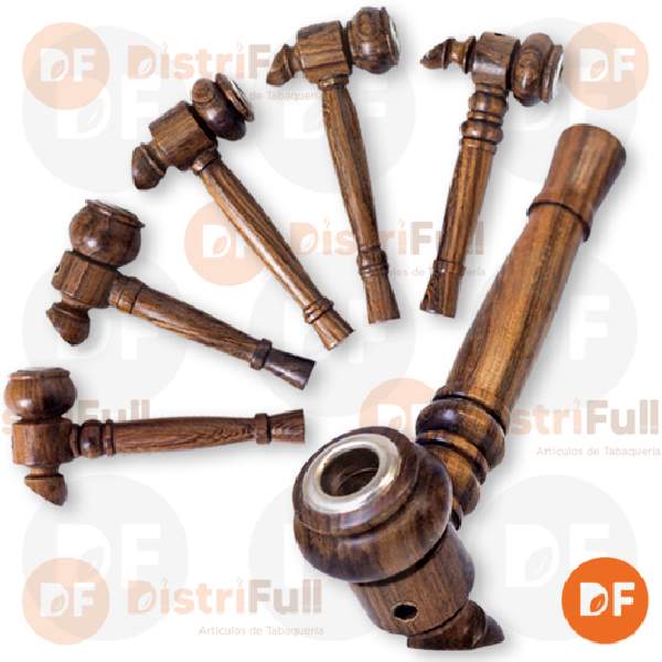 MM PIPA MADERA MINI DE PIE x 1