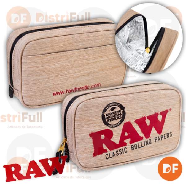 NECESER RAW SMOKERS POUCH BEIGE - MEDIUM (2157)