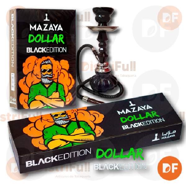 TABACO DE NARGHIL MAZAYA DOLLAR BLACK EDITION x 50 gr.