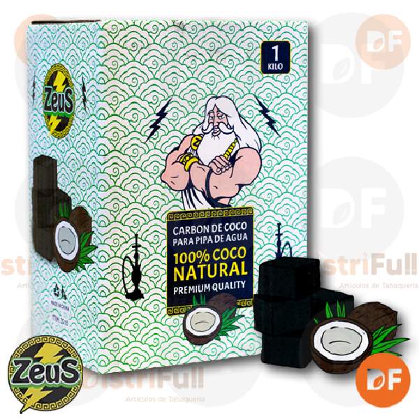 ZEUS CARBON PARA NARGHILA COCO 1KG (12589)