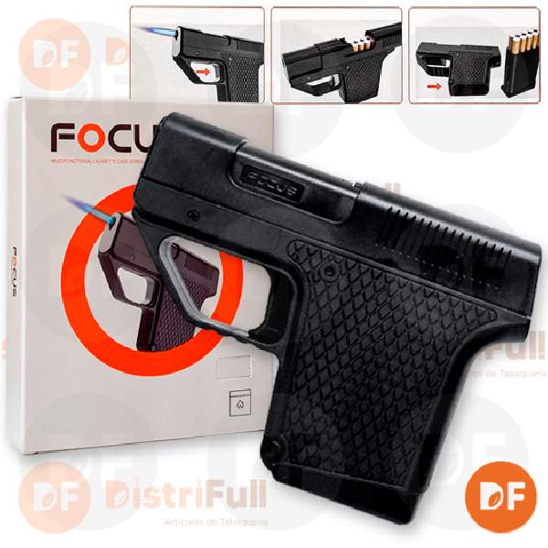 ENCENDEDOR FOCUS JET GAS PISTOLA + CIGARRERA (YH115)