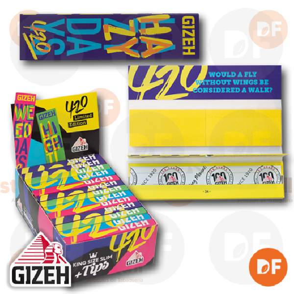 PAPEL GIZEH K.S 420 EDIT.MAGNET+TIPS x 34 