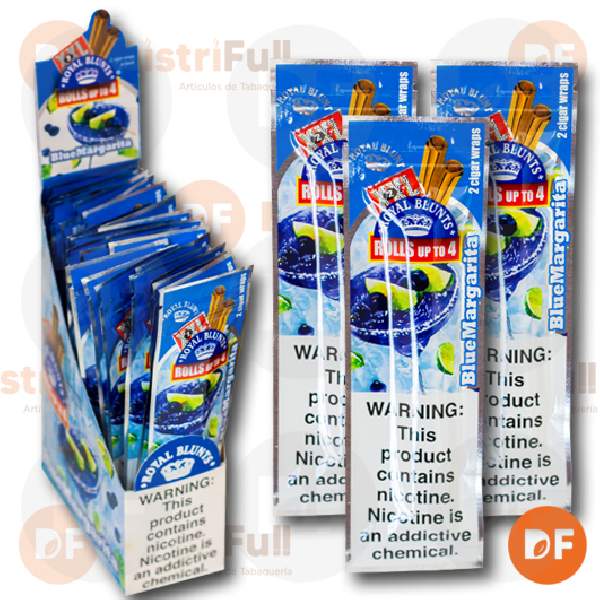 PAPEL ROYAL BLUNTS XXL BLUE MARGARITA x 2 (RBXXLBMAR)