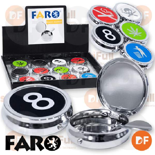 CENICERO FARO DE BOLSILLO METAL 