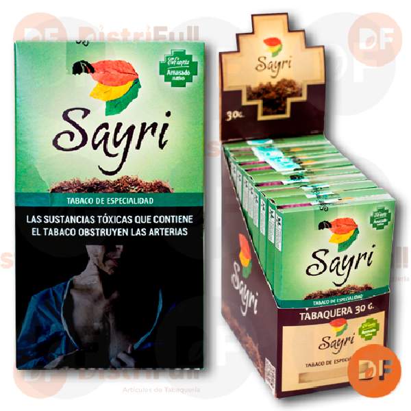 TABACO DE ARMAR SAYRI AMASADO NATIVO x 30 gr.