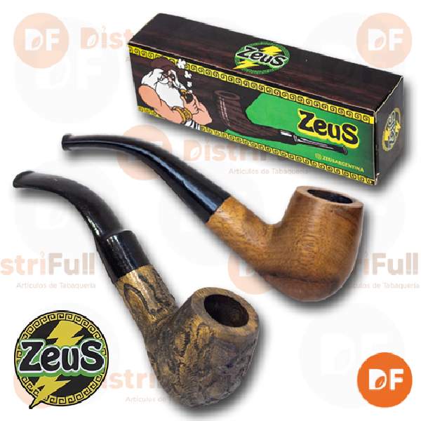 PIPA MADERA ZEUS CURVA NATURAL 