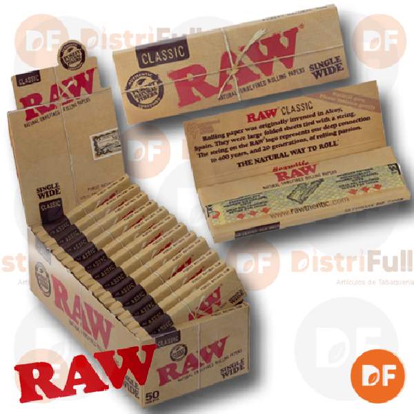 PAPEL RAW CLASSIC N°8 x 50