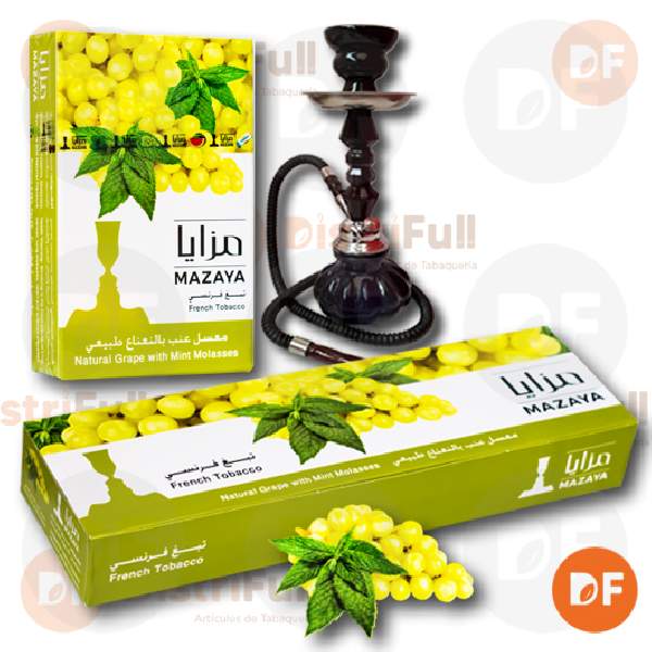 TABACO DE NARGHIL MAZAYA GRAPE WITH MINT x 50gr.