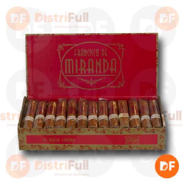 CIGARROS FRANCISCO DE MIRANDA MEDIA CORONA x 25