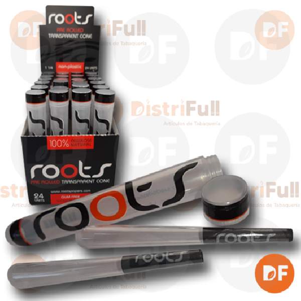 CONO ROOTS PRE ROLLED TRANSPARENT CONE 1¼  x 2 CONOS