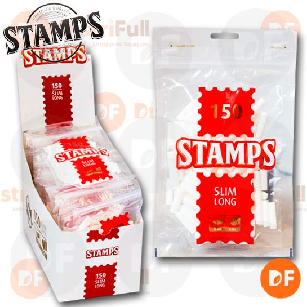 FILTROS STAMPS SLIM LONG bolsa x 150 (ST50)