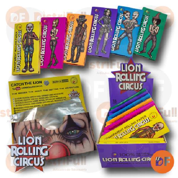 PAPEL LION CIRCUS 1¼ CELULOSA x 50