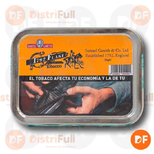 TABACO DE PIPA SAMUEL GAWITH 1792 FLAKE lata x 50 gr.