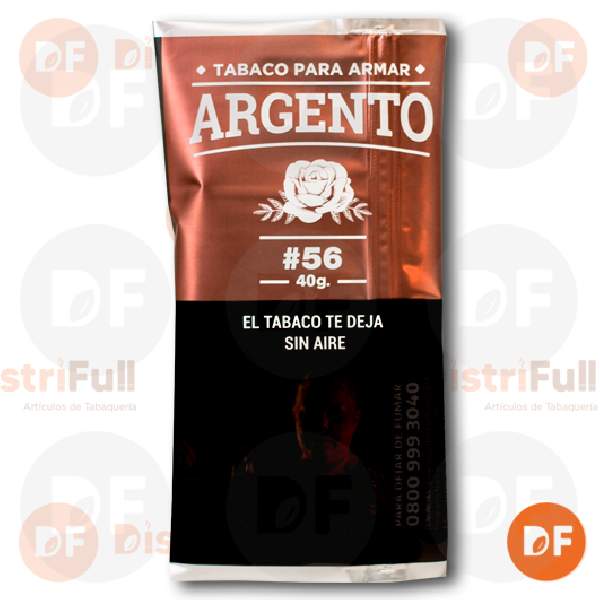 TABACO DE ARMAR ARGENTO CORTE FINO #56 x 40 gr.