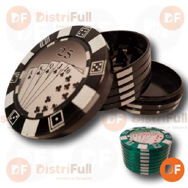 PICADOR METAL FICHA DE POKER 3 PARTES C/DEPÓSITO