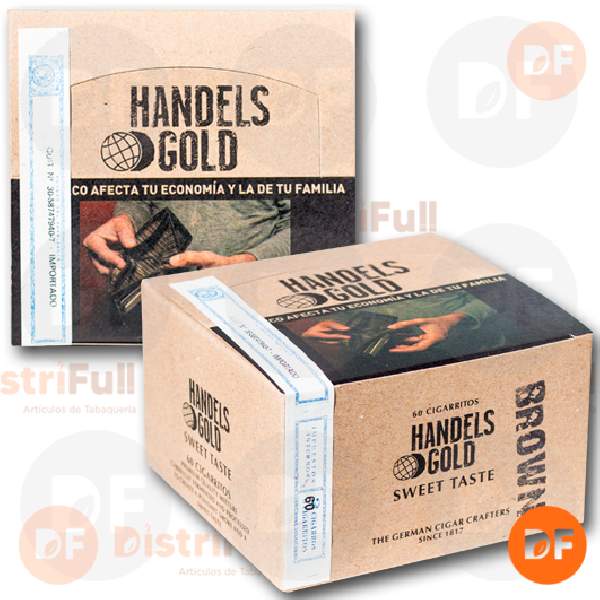 CIGARROS HANDELSGOLD BROWN x 60 (Chocolate)