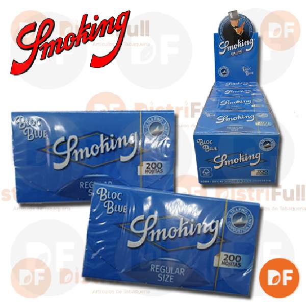 PAPEL SMOKING Nº BLOCK BLUE x 200