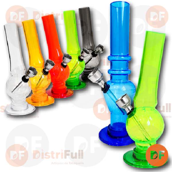 BONG ACRILICO MINI VARIOS COLORES Y MODELOS  11013