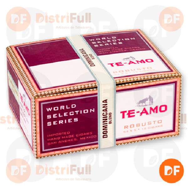 CIGARROS TE AMO ROBUSTO DOMINICANA BLEND (54 x5) x 15