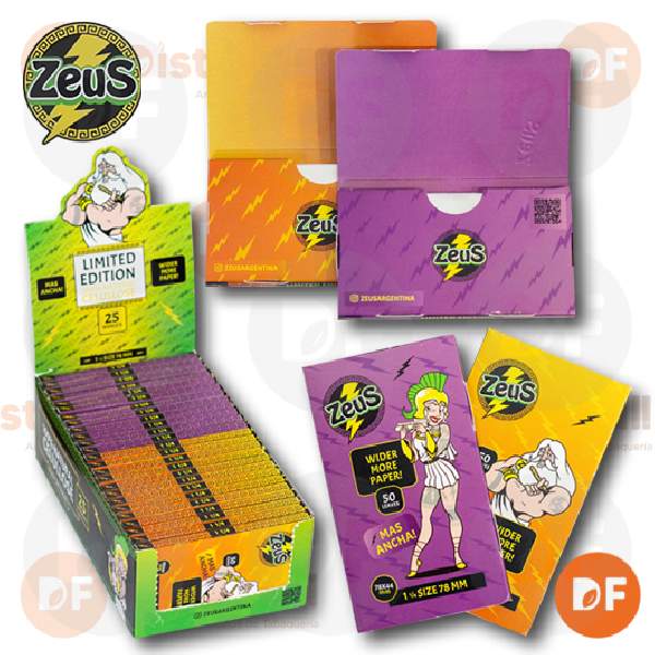 PAPEL ZEUS CELULOSA 1¼ EDICION LIMITADA x 50