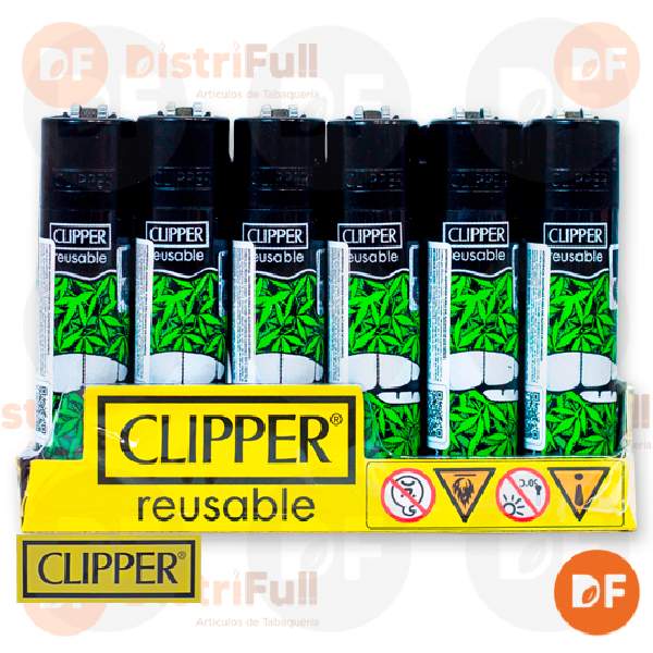 ENCENDEDOR CLIPPER MAXI GIRL WEED x 24