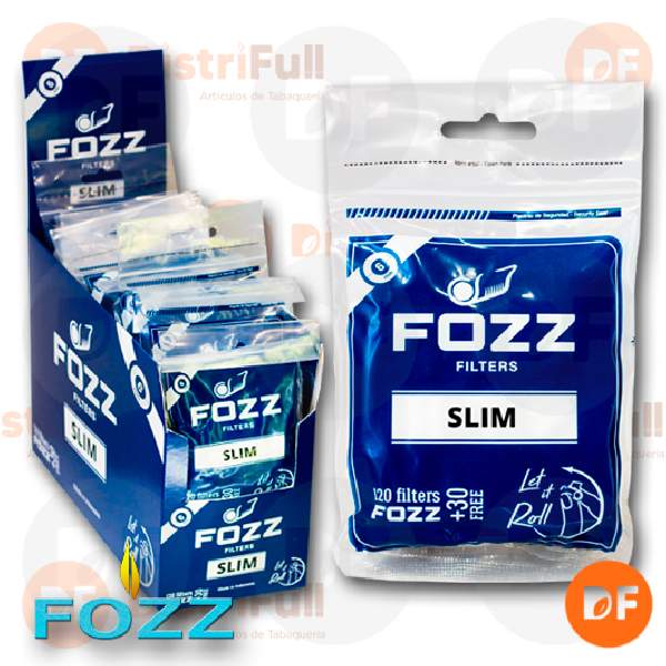 FILTROS FOZZ SLIM bolsa x 150