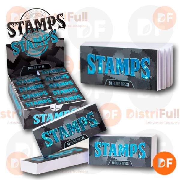 FILTROS STAMPS DE CARTÓN XL BLACK x 50