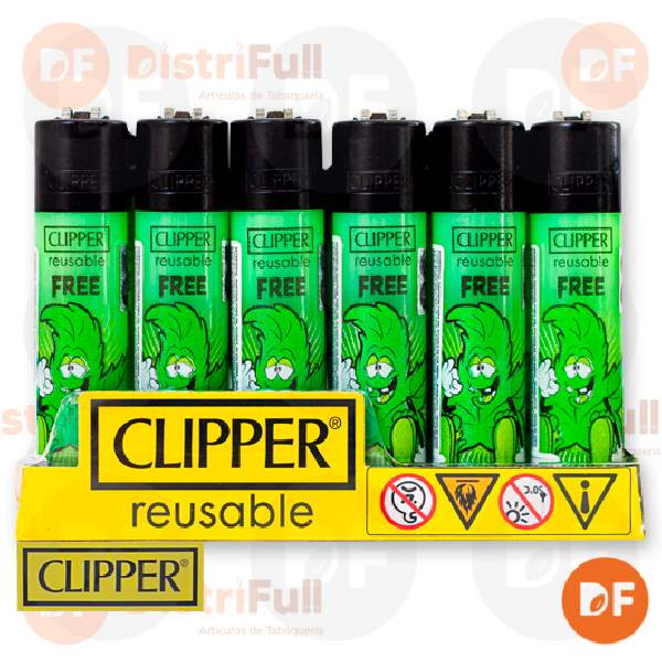 ENCENDEDOR CLIPPER MAXI WEED STATES 2 (D4) + BW + LB