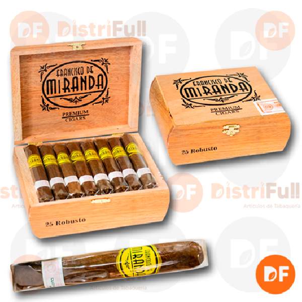 CIGARROS FRANCISCO DE MIRANDA ROBUSTO x 25