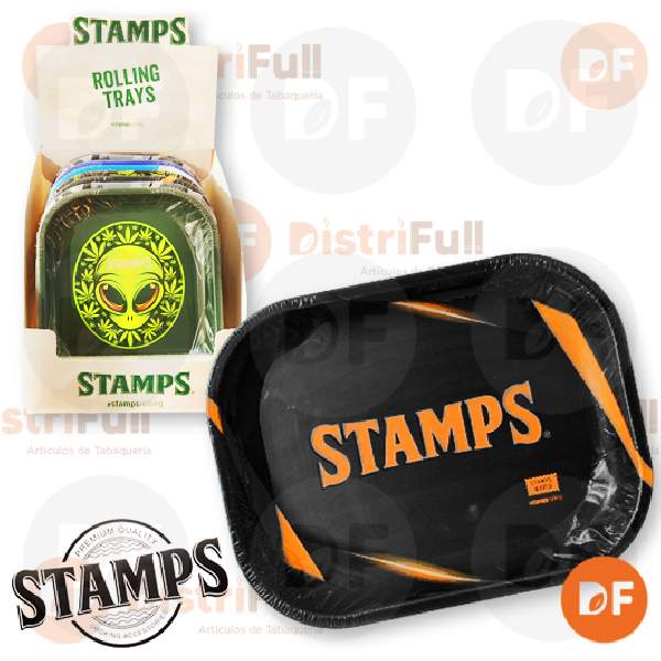 BANDEJA STAMPS METÁLICA MINI BLACK ST27