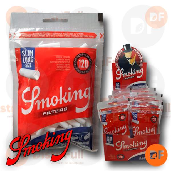 FILTROS SMOKING SLIM LONG CLASSIC bolsa x 120