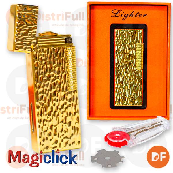 ENCENDEDOR MAGICLICK MONTECARLO TEXTURE GOLD x 1 