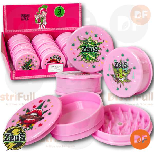 PICADOR ZEUS ACRILICO MED. PINK 3P 