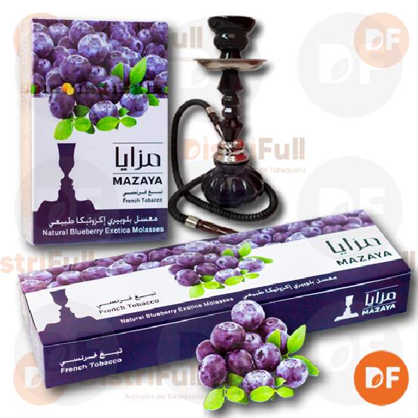 TABACO DE NARGHIL MAZAYA BLUEBERRY EXOTICA x 50 gr.