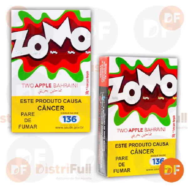 TABACO DE NARGHILA ZOMO TWO APPLE x 50 Gr.