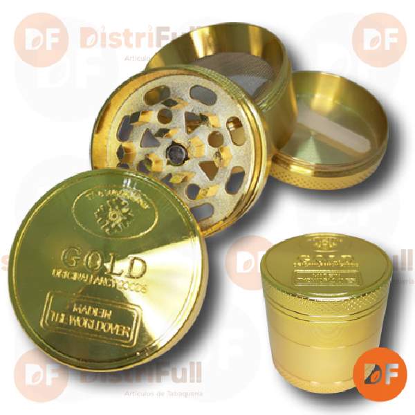 PICADOR METAL MONEDA ORO 4 PARTES DK5093-4