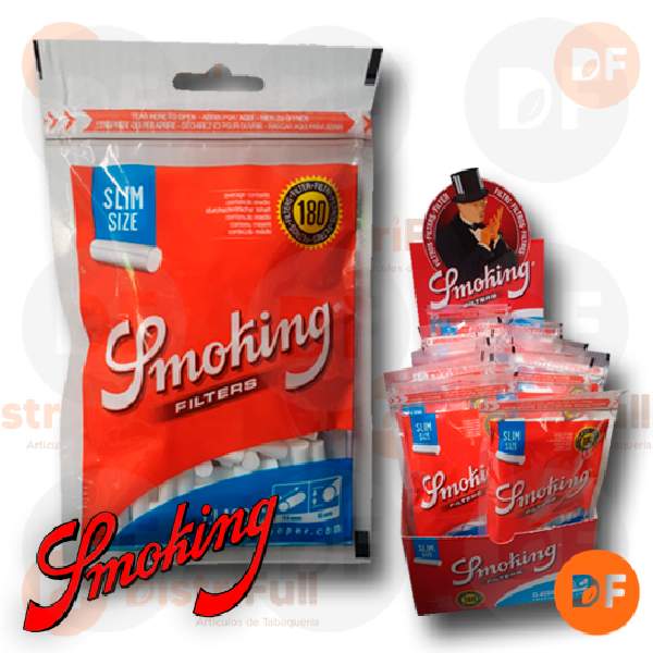 FILTROS SMOKING SLIM CLASSIC bolsa x 180