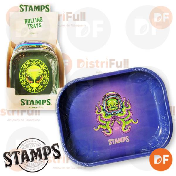 BANDEJA STAMPS METÁLICA MINI PULPO ALIEN ST27