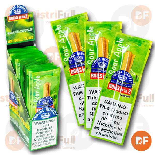 PAPEL ROYAL BLUNTS SOUR APPLE x 1 (RBEZSA)