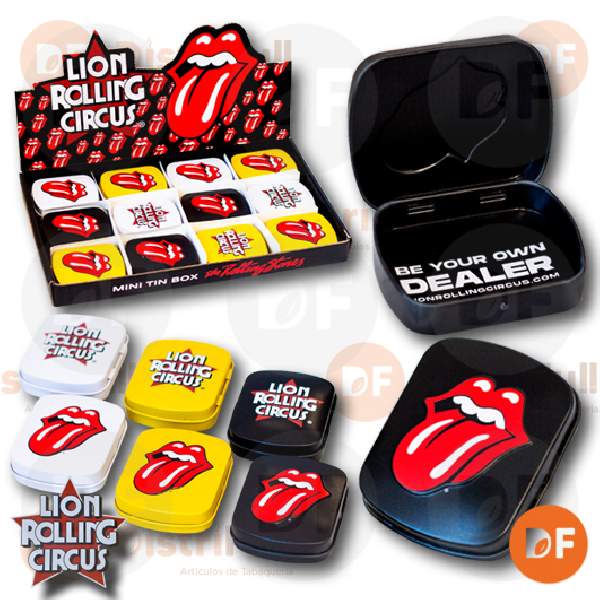 LION ROLLING STONES LATA MINI TIN CASE  245