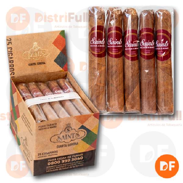 CIGARROS SAINTS CUARTA CORONA NATURAL x 25