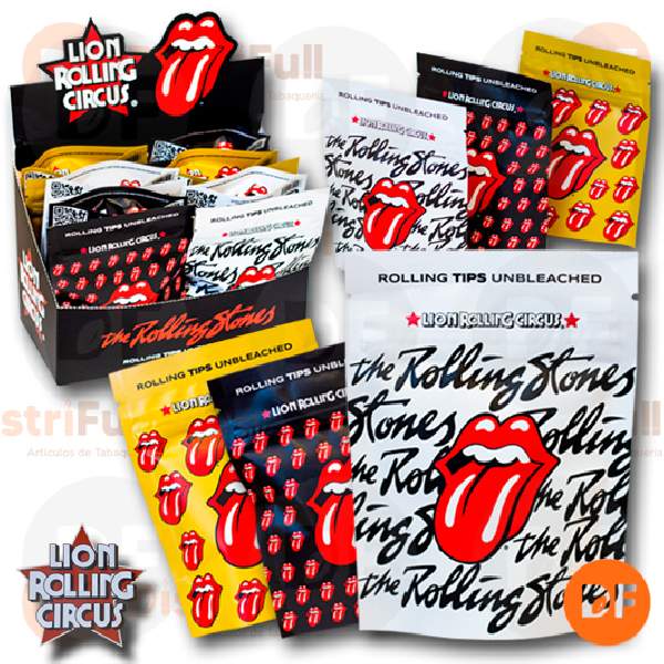 FILTRO DE CARTON LION ROLLING STONES PRE ROLLED x 55