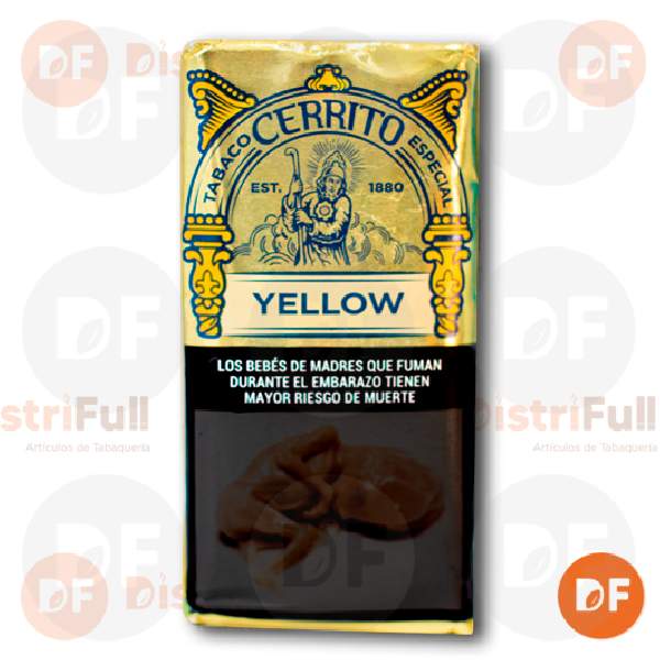 TABACO DE ARMAR CERRITO YELLOW x 40 gr. vainilla  MONTEPAZ 