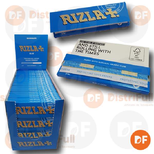 PAPEL RIZLA Nº 8 BLUE x 50