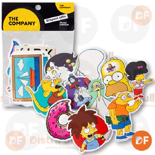 THE COMPANY STICKERS LOS SIMPSONS 
