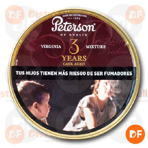 TABACO DE PIPA PETERSON 3 YEARS VIRGINIA lata x 50 gr.