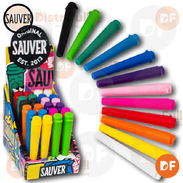 SAUVER EXHIBIDOR TUBO REGULAR MIX COLORES BOX x 24