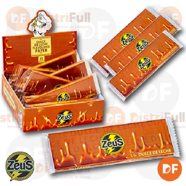 PAPEL ZEUS 1¼ DULCE DE LECHE x 50 (124046)