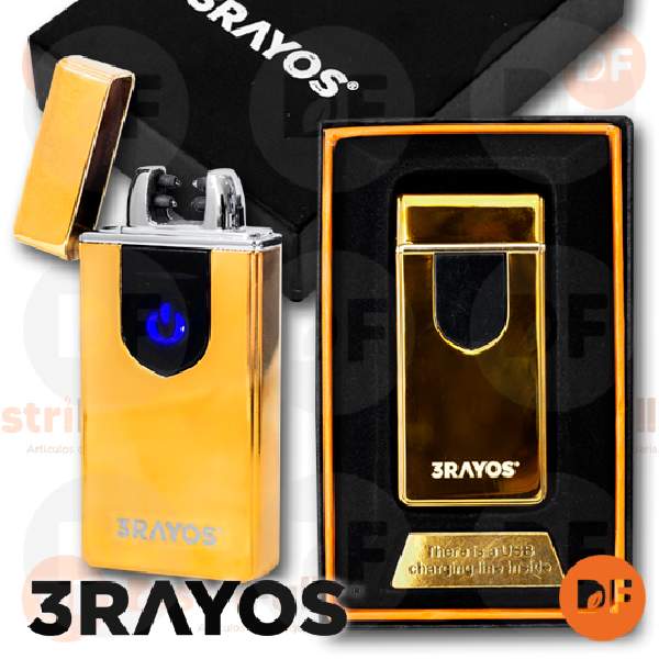 ENCENDEDOR 3RAYOS TECNO DORADO (MLT240)